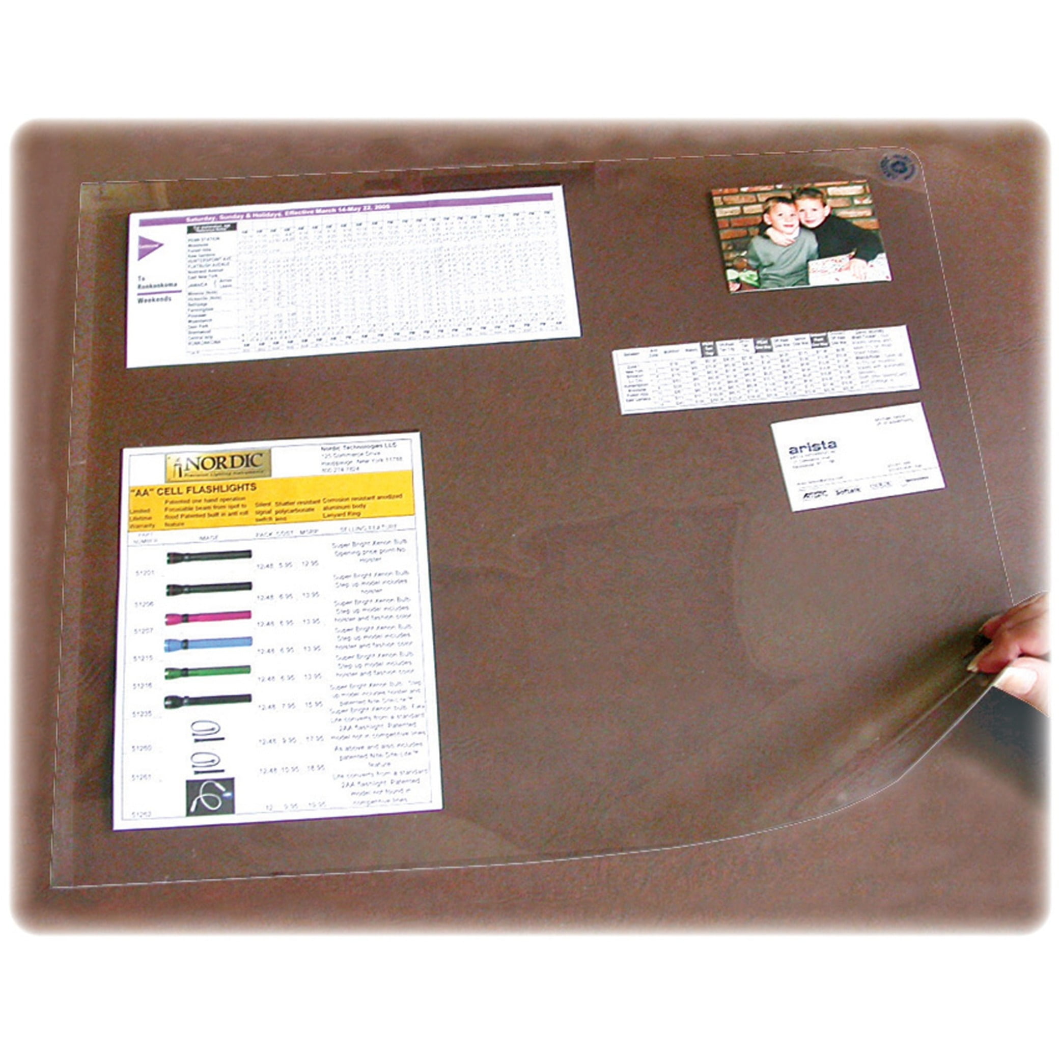 Artistic 17"x22" Plain White Paper Drawing & Note Desk Pad 50 Sheets, 
