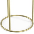 thumbnail image 4 of Gold Nesting Tables Set of 2, Round Side Tables with Marble Top and Metal Base for Living Room, 4 of 10
