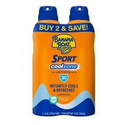 Banana Boat Sport CoolZone Clear Sunscreen Spray SPF 30, 12 oz Twin Pack