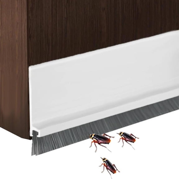 ICERUN Door Draft Stopper Hot and Cold Air Insulation Door Stoppers for Bottom of Door Self-Adhesive Weatherstripping Door Weather Stripping 1*0.053m