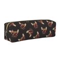 thumbnail image 1 of Fotbe Bulldog with Sunglasses Estuche para Lápices de Cuero con Estampado, Estuche con Cremallera Resistente, Organizador Compacto y Elegante para Papelería, 1 of 7