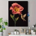 thumbnail image 4 of Hummingbird and Lily Flower Canvas Print, Wall Decor for Living Room Bedroom Office Dining Room Hallway, 4 of 8