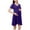 Purple, variant on VEKDONE Clearance Nursing Nightgown Dresses, 3 In 1 Maternity Nightgown Short Sleeve Nursing Gown Breasfeeding Pregnancy Sleepwear Delivery Dress Blue XL