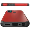 thumbnail image 6 of Kaleidio Case For TCL 20 XE [Astro Armor] Rugged Slim [Shockproof] Impact Protector Hybrid Cover [Red/Black], 6 of 6