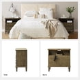 thumbnail image 3 of HULALA HOME Kamilo Traditional 28.25 inch Open Storage Space Wide Nightstand Table with 2 Drawers by  KONA, 3 of 5