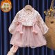 thumbnail image 1 of Diseño moderno y lindo, ropa de invierno Hanfu para niñas, vestido cheongsam cálido, forro de lana, ropa linda para niños engrosada, 1 of 6