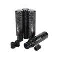 thumbnail image 3 of Manual Car Aluminium Carbon Style 13cm Gear Shift Knob Shifter Lever Head With M8 M10 M12 Adaptor, 3 of 5