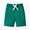 Green, variant on Little Boys Athletic Shorts Summer Drawstring Pull on Cotton Sweat Shorts with Pockets Terry Pink 5T