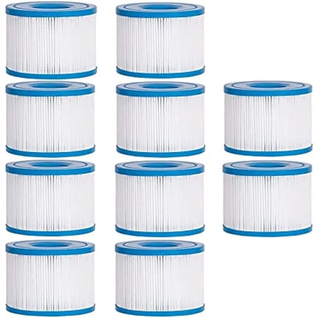 HARPRA 10 Pieces Hot Tub Filters, Saluspa Filter, Filter, by Pool Filter, for Salu-spa Hot Tub Filters