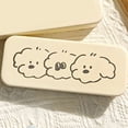 thumbnail image 3 of Case de Gafas Portátiles, Patrón de Dibujos Animados de la Caja de los Aneojos de Terciopelo., 3 of 7