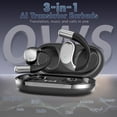 thumbnail image 4 of Auriculares de traducción OWS Q39 Real Time 144 idiomas negros, 4 of 7