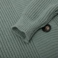 thumbnail image 6 of Cardigan Sweaters for Women Long Sleeve Button Hooded Knitted Sweater Coat with Pockets Womens Cardigan Sweaters, 6 of 8