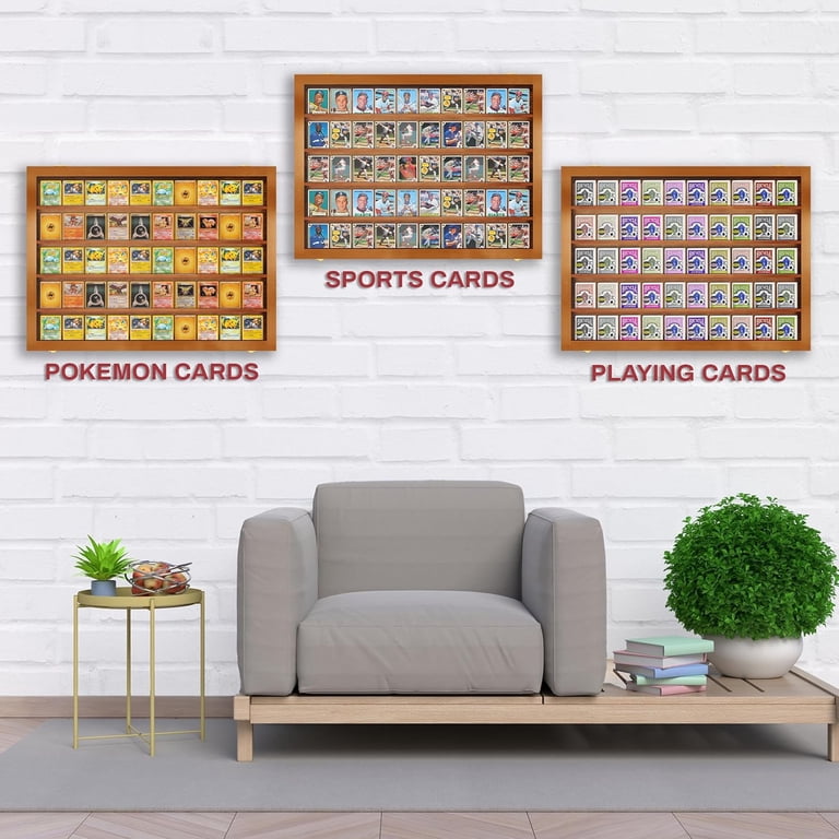 baseball card display case plans IHEIPYE 35 Graded Sports Card Vertical it comes with 2 brass locks with a key for security and has an anti skid design to keep your cards from falling DIY Baseball Display Case -