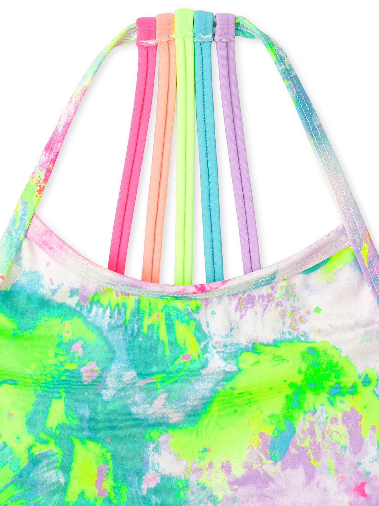 The Children's Place One Piece Tie Dye Strappy Swimsuit, Sizes 4-16