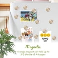 thumbnail image 3 of Strong Refrigerator Magnet Fridge Sticker, Gorgeous Flower - Surrounded Hummingbird 12Pcs Beautiful Photo Decorative Magnet Set, Small Round Crystal Glass Craftwork for Refrigerator Decor, 3 of 4