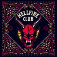 thumbnail image 2 of Netflix Toddler's Stranger Things Classic Hellfire Club Paisley Logo Graphic T-Shirt, 2 of 3