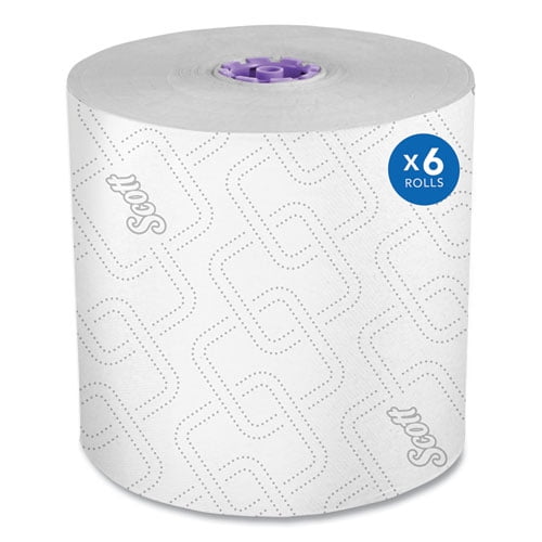 Essential High Capacity Hard Roll Towel, 1-Ply, 8" x 950 ft, White, 6 Rolls/Carton | Bundle of 2