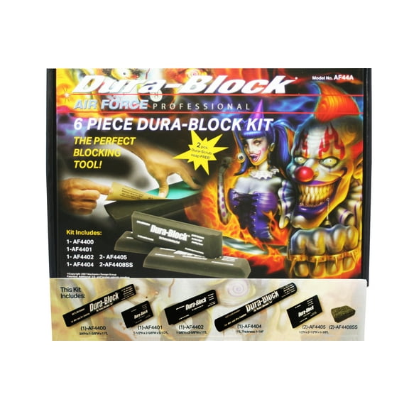 Dura-Block 6-Piece Sanding Block Kit - AF44A