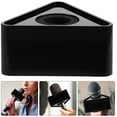 thumbnail image 1 of CTIRCHIU 3Pcs Lightweight Black Microphone Station Logo Flags Ideal for Recording and Interview Setup, 1 of 8