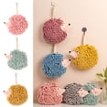 thumbnail image 1 of YAOMOBB Cute Hand Towel 2Pcs Hedgehog Fluff Ball Hand Towels Strong Absorbent Quick drying Microfiber Chenille Towel, 1 of 7