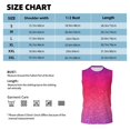 thumbnail image 5 of Lsque Light Purple Glitter Print Men's Cotton Blend Sleeveless Muscle Shirts (S-3XL)- Moisture Wicking, Odor Protection, UPF 30+,XX-Large, 5 of 8
