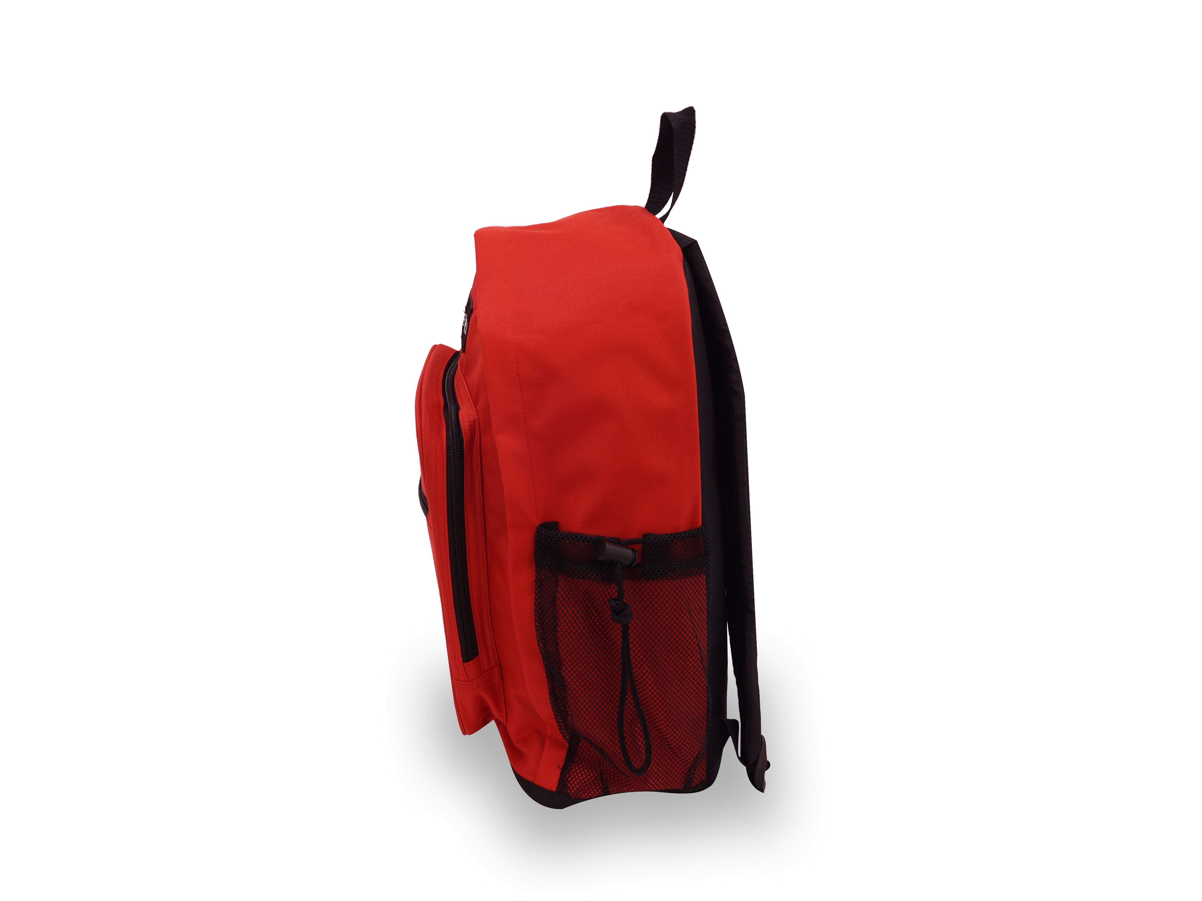 Everest Unisex Standard Backpack, Red - image 4 of 4