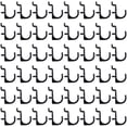 thumbnail image 1 of 50PCS Peg Board Hook Plastic J Style Display Hook Shelf Hanging Supply, 1 of 8