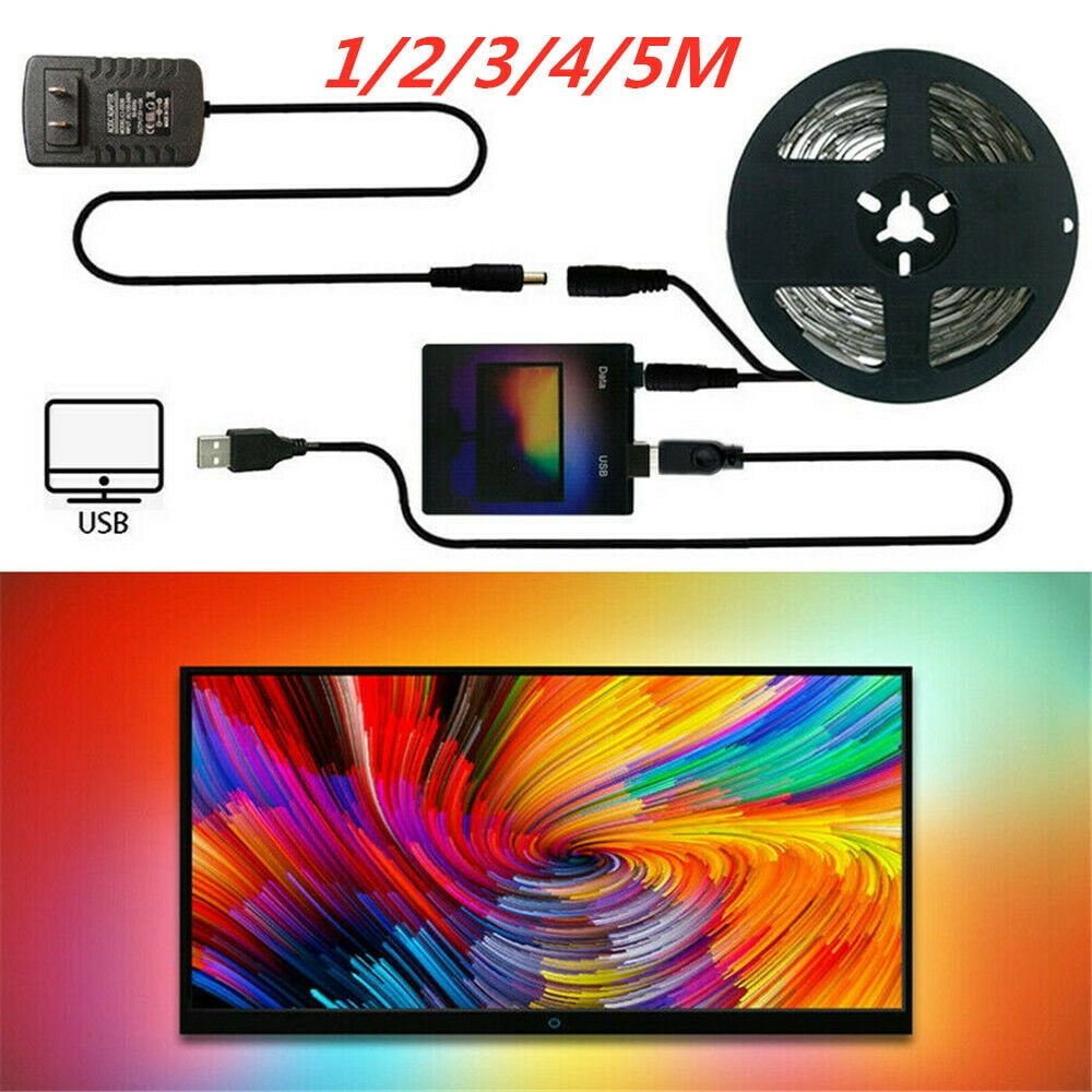 Ambilight Kit USB LED Strip light 5050 RGB Dream color ws2812b strip for TV 