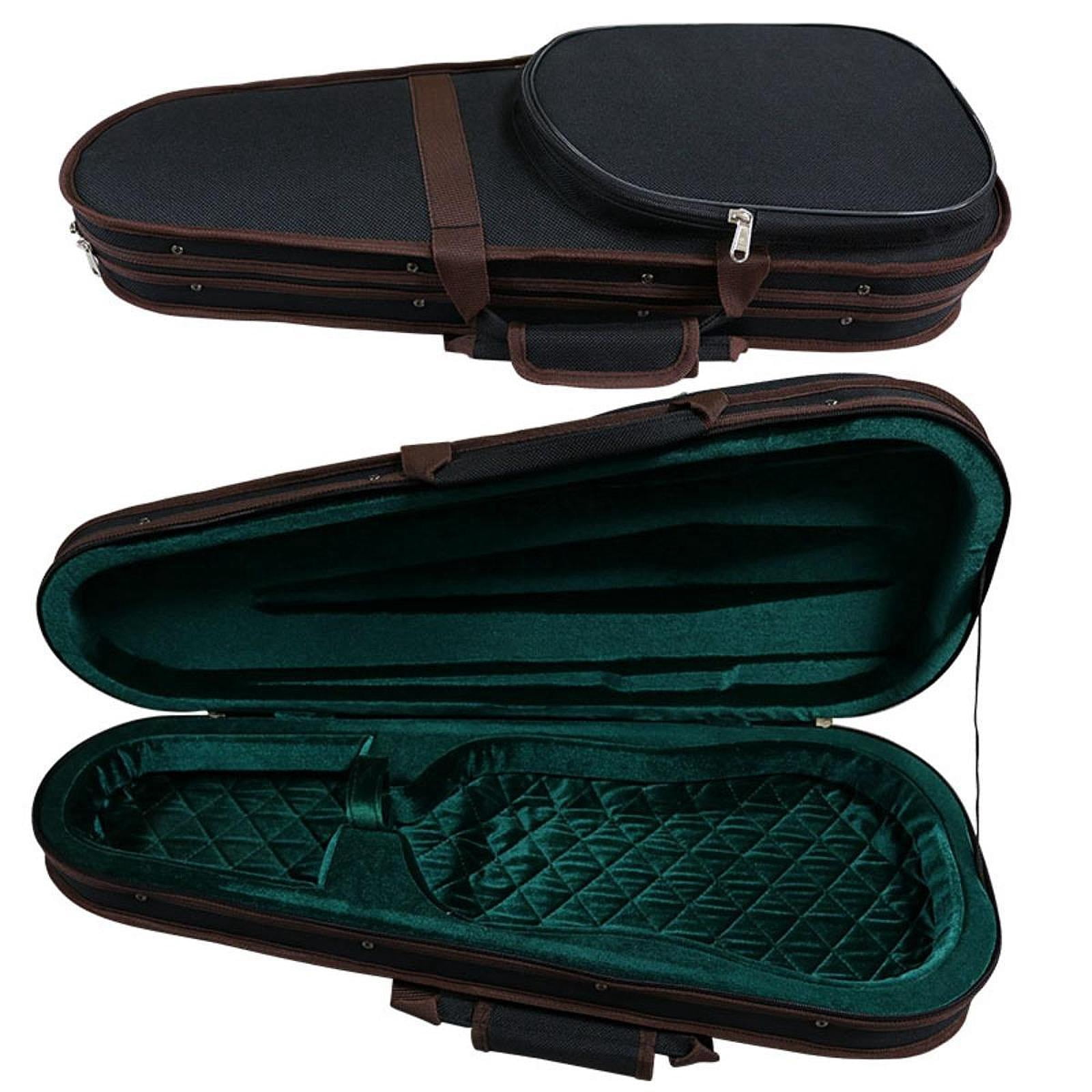 LeeQinersw 4/4 Violin Case Portable Violin Carrying Bag Sturdy Oxford Cloth Backpack Straps
