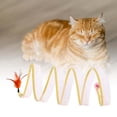 thumbnail image 3 of para gatos, juguete plegable para mascotas con juguete de s, animales pequeños, juego portátil ratón Zulema Gato Túnel, 3 of 7