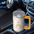 thumbnail image 5 of 30oz Halloween Tumbler with Handle, Ghost Face Pumpkin | Print | Halloween Gifts for Family & Friends | with Lids and Straws | Stainless Steel Insulated | Travel Coffee Mug, 5 of 5