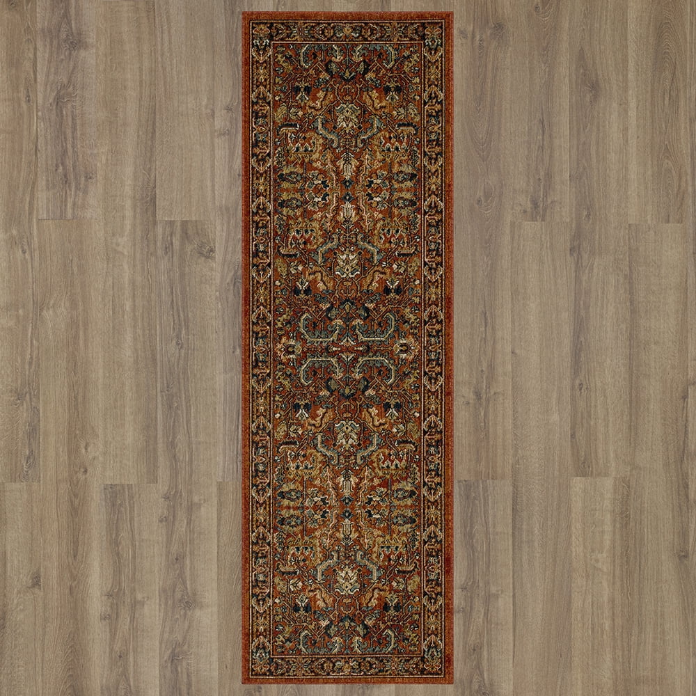 Mohawk Home Tansey Woven Indoor Runner Rug, Red, 2' 6" x 8'