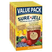Sure-Jell Original Premium Fruit Pectin for Homemade Jams & Jellies Value Pack, 6 ct Box, 1.75 oz Packs