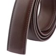 thumbnail image 2 of Leather Men Belt No Buckle for men without DIY Craft Projects Automatic Ratchet Buckles, 2 of 8