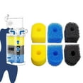 thumbnail image 3 of Qzbhct Aquarium Filter Replacement Sponge, Fish Tank Filter Replacement Parts,4 x Coarse Sponge, 4 x Fine Sponge, 4 x Black Sponge, 3 of 8
