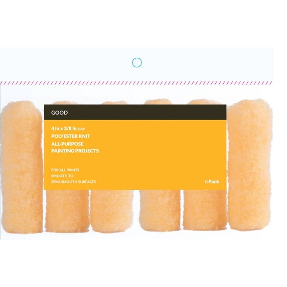 GOOD 4IN ROLLER 6PK