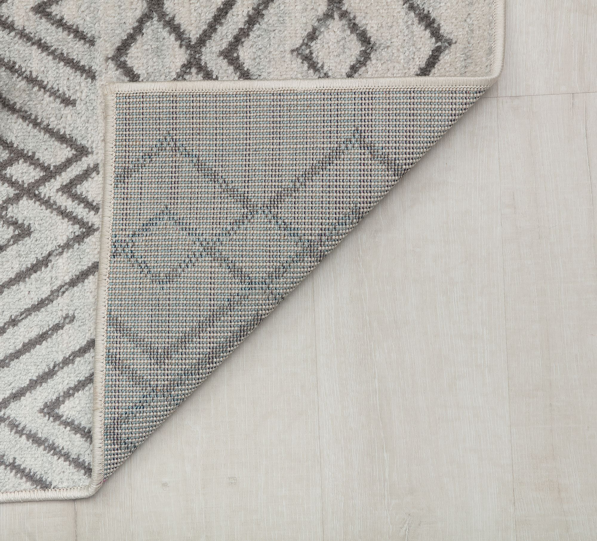 Mason Brooks Ryder KN20C Ivory Cottontail Moroccan Tribal White Area Rug, 2'6" x 4'