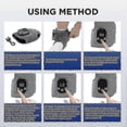thumbnail image 5 of 2025 Emsense Foot Massager Wireless Portable Triple Method 3 Vibration Mode Heated Ankle Wrap for Home Office Travel 1 Piece for Foot Relaxation, Happ, 5 of 5