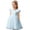 a-Sky Blue188134, variant on FINALGANG Girls Kids Solid Color Tulle Dress Ruffle Cap Sleeve Crewneck High Waist A Line Skirt Princess Party Dress For Daily Wear Brown 7-9 Years