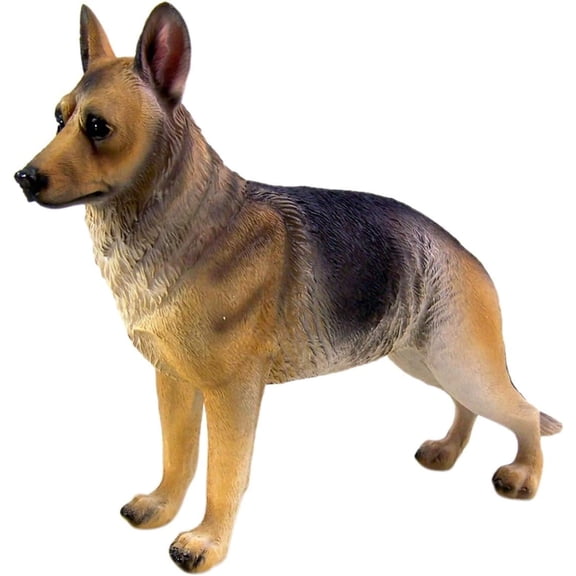 German Shepherd Dog Figurine, Freestanding Decor, Gift for Dog Lovers, 8.5 Inches