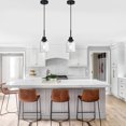 thumbnail image 2 of Melucee Pendant Lighting, 2-pack Modern Pendant Light with Clear Glass, Ceiling Light Pedant for Bedroom, 2 of 6