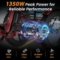 thumbnail image 2 of MOONCOOL FT1 Folding Electric Tricycle for Adults,48V 14.5Ah UL2849 (By SGS) Removable battery, 500W Motor,7-Speed,20" x 4.0" Fat Tire 3 Wheel Off-Road Electric Bike W/ Differential Gear,60 miles, 2 of 13