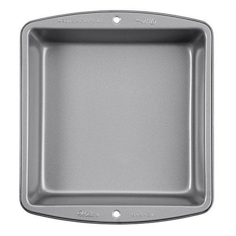  Wilton Perfect Results Premium Non-Stick Bakeware Square Cake  Pan, Will Heat Evenly for Years of Quality Baking, 8-inches: Novelty Cake  Pans: Home & Kitchen