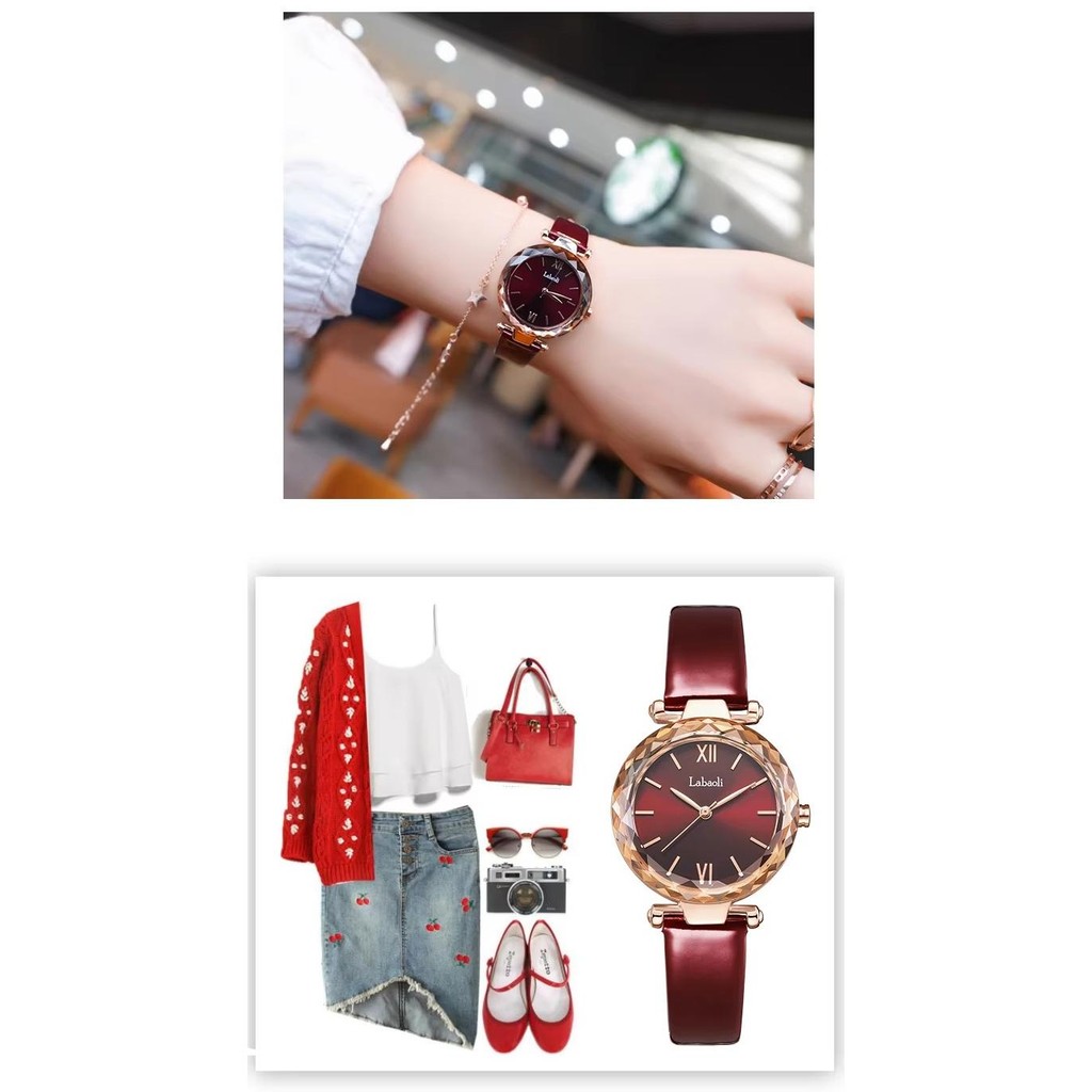 Explojoy Fashion Quartz Timepiece – Leather or Steel Band with Timeless Styling for Women