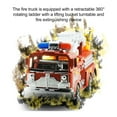 thumbnail image 4 of MesaSe Simulation Fire Truck Safe Impact Resistant Pull Back Fire Engine Toys With Telescopic 360 Degree Rotary Ladder Red, 4 of 13