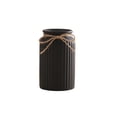 thumbnail image 2 of Plastic Vase, Zzbeans Elegant Wedding Event Decoration Vase, 6. Inch Black Pink White Home Office Decor Floral Arrangement Centerpiece, 2 of 6