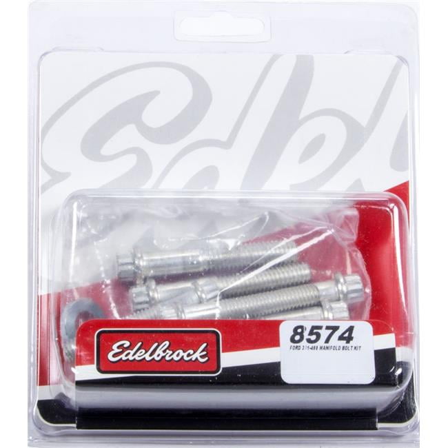 Edelbrock 8574 No.2171 Intake Manifold Bolt Kit for Ford 351M-400