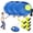 3 SET, variant on Tennis Trainer Rebound Ball with 3 String Balls,Solo Tennis Trainer,Tennis Trainer Rebound Ball with String,Suitable for Beginners Sport Exercise