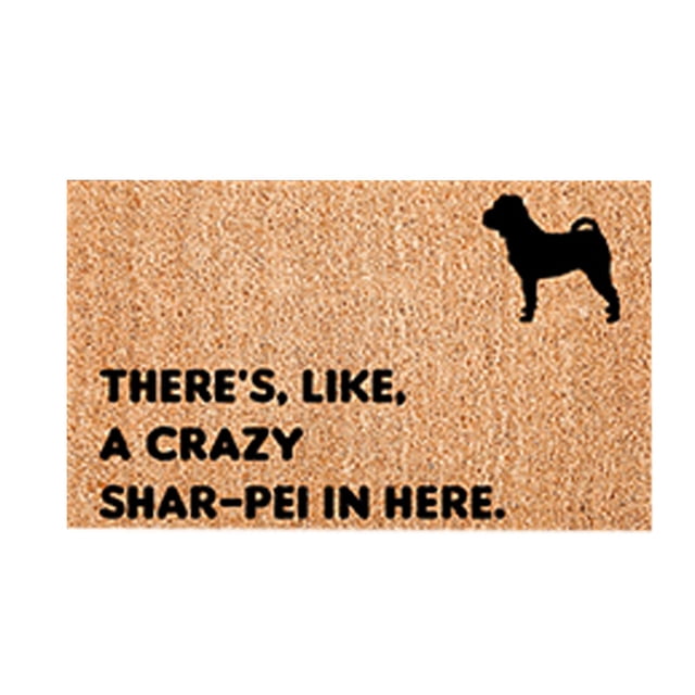 Alfombra De Entrada «Te Gustan Los Shar Peis» Alfombra De Entrada Para Perros Regalo De Inauguración De Casa Regalo De Cumpleaños Alfombra De Entrada «Shar Pei» Alfombra De Puerta Para Perros Alfomb