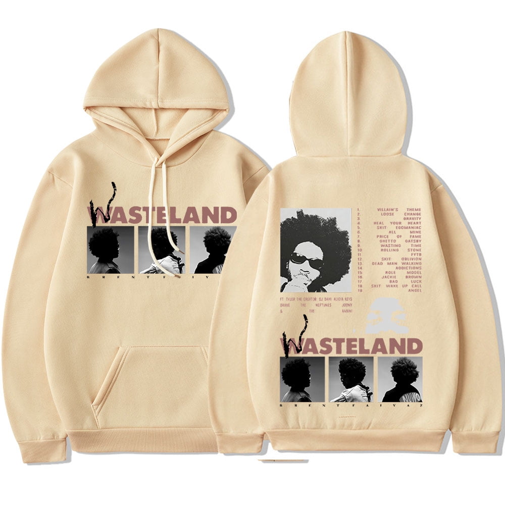 Brent Faiyaz Hoodie 2022 Music Album Wasteland Print Sweatshirt